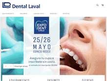 Tablet Screenshot of dental-laval.cl
